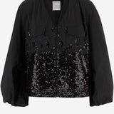 Giubbotto con applicazione paillettes S2635 7000709 SOI 