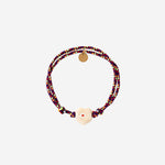 Bracciale Guardian con perla in vetro GUARDIANHEARTGLASS WHITE SORBET ISLAND 
