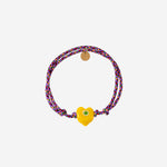 Bracciale Guardian con perla in vetro GUARDIANHEARTGLASS YELLOW SORBET ISLAND 