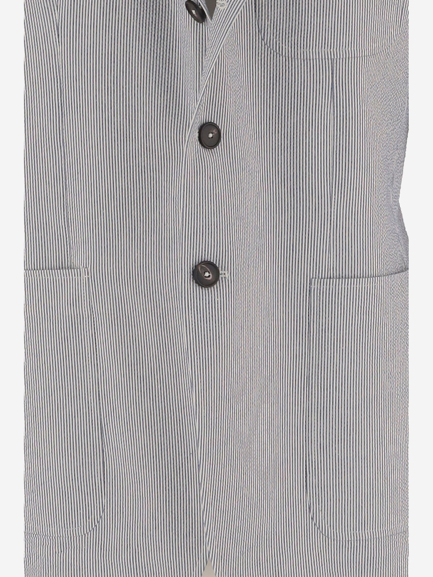 GIACCA a righe MONOPETTO IN misto cotone GTORRENT 340335B3401 TAGLIATORE 