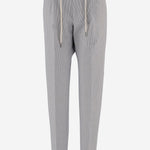 PANTALONI IN MISTO COTONE STRETCH A RIGHE PNEWMAN 340335B3401 TAGLIATORE 