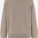 Maglia noval in cashmere 10689Y120 BEI THE ROW 