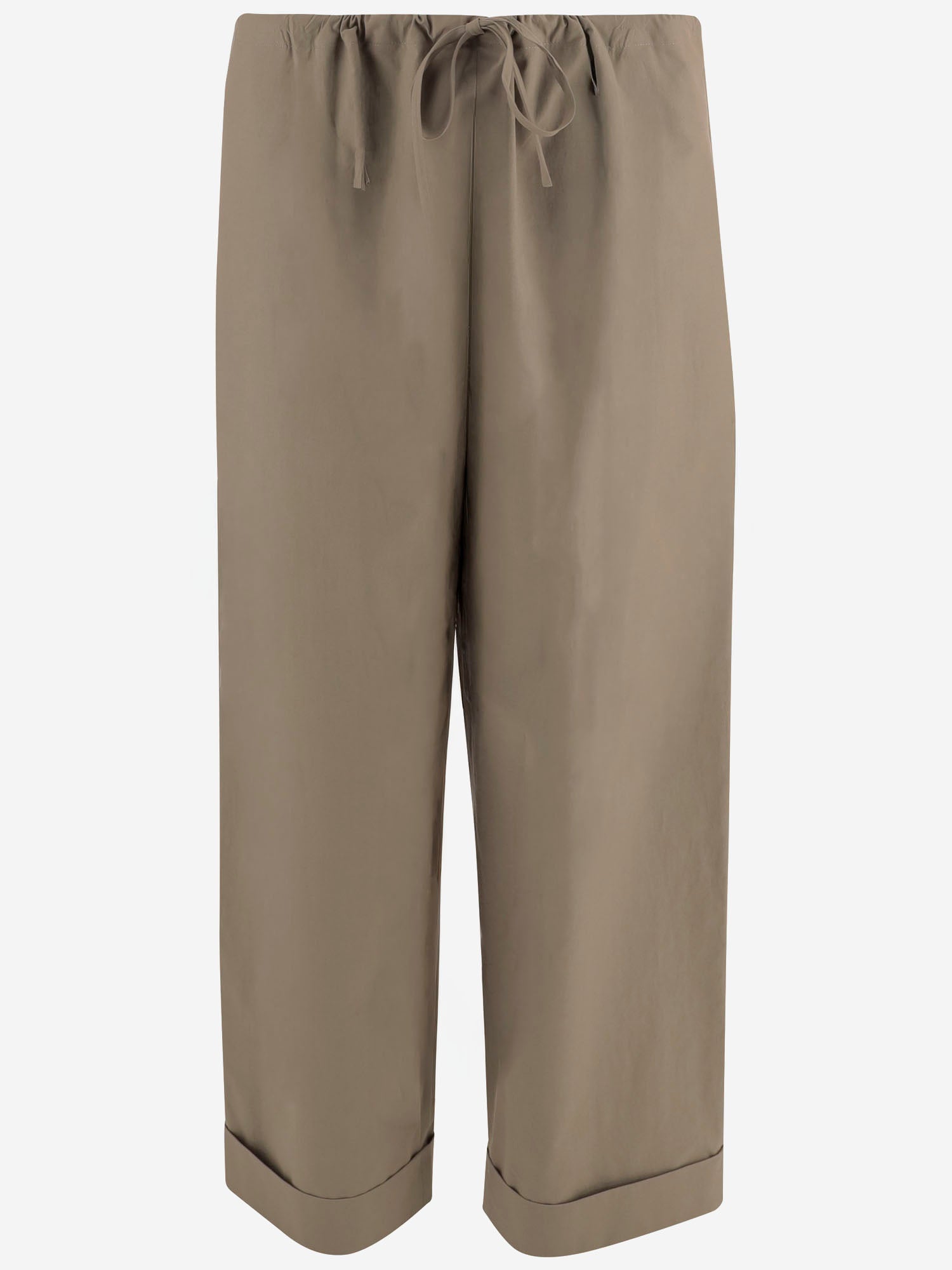 PANTALONI AMPI IN COTONE 10772W2517 LFG THE ROW 