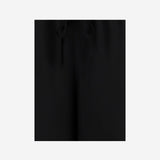 PANTALONI IN LANA CON RISVOLTO 10772W4369 BLK THE ROW 