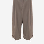 PANTALONI CROPPED IN LANA 10865W2812 DUS THE ROW 