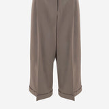 PANTALONI CROPPED IN LANA 10865W2812 DUS THE ROW 