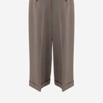 PANTALONI CROPPED IN LANA 10865W2812 DUS THE ROW 