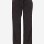 PANTALONI FRAVA IN COTONE 10905W4610 DBR THE ROW 