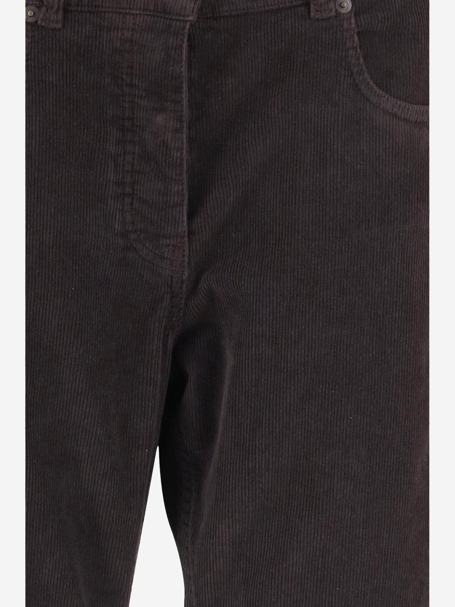 PANTALONI FRAVA IN COTONE 10905W4610 DBR THE ROW 