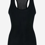 CANOTTA CENDREA IN COTONE 10977K776 BLK THE ROW 