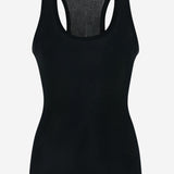 CANOTTA CENDREA IN COTONE 10977K776 BLK THE ROW 