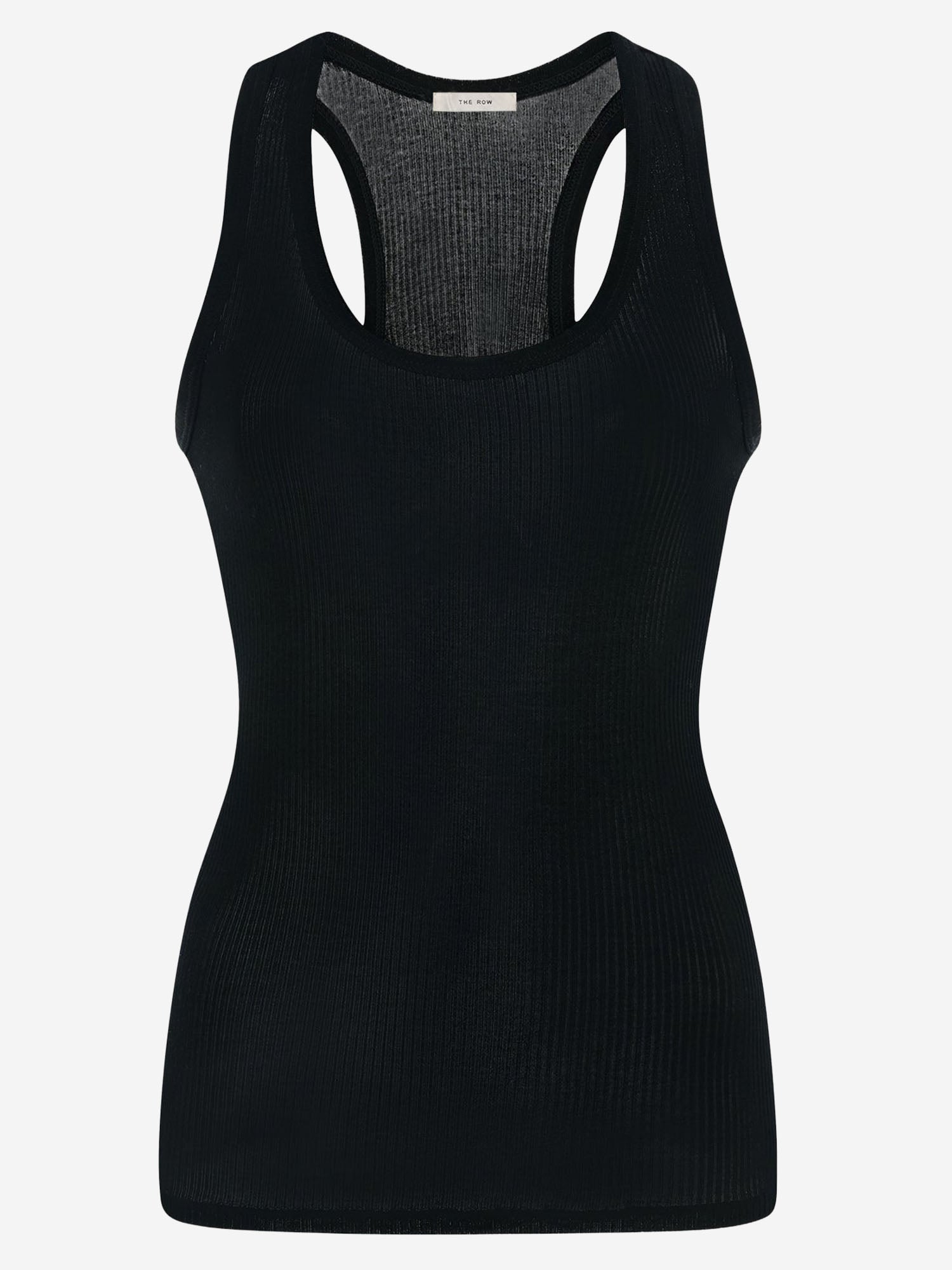 CANOTTA CENDREA IN COTONE 10977K776 BLK THE ROW 