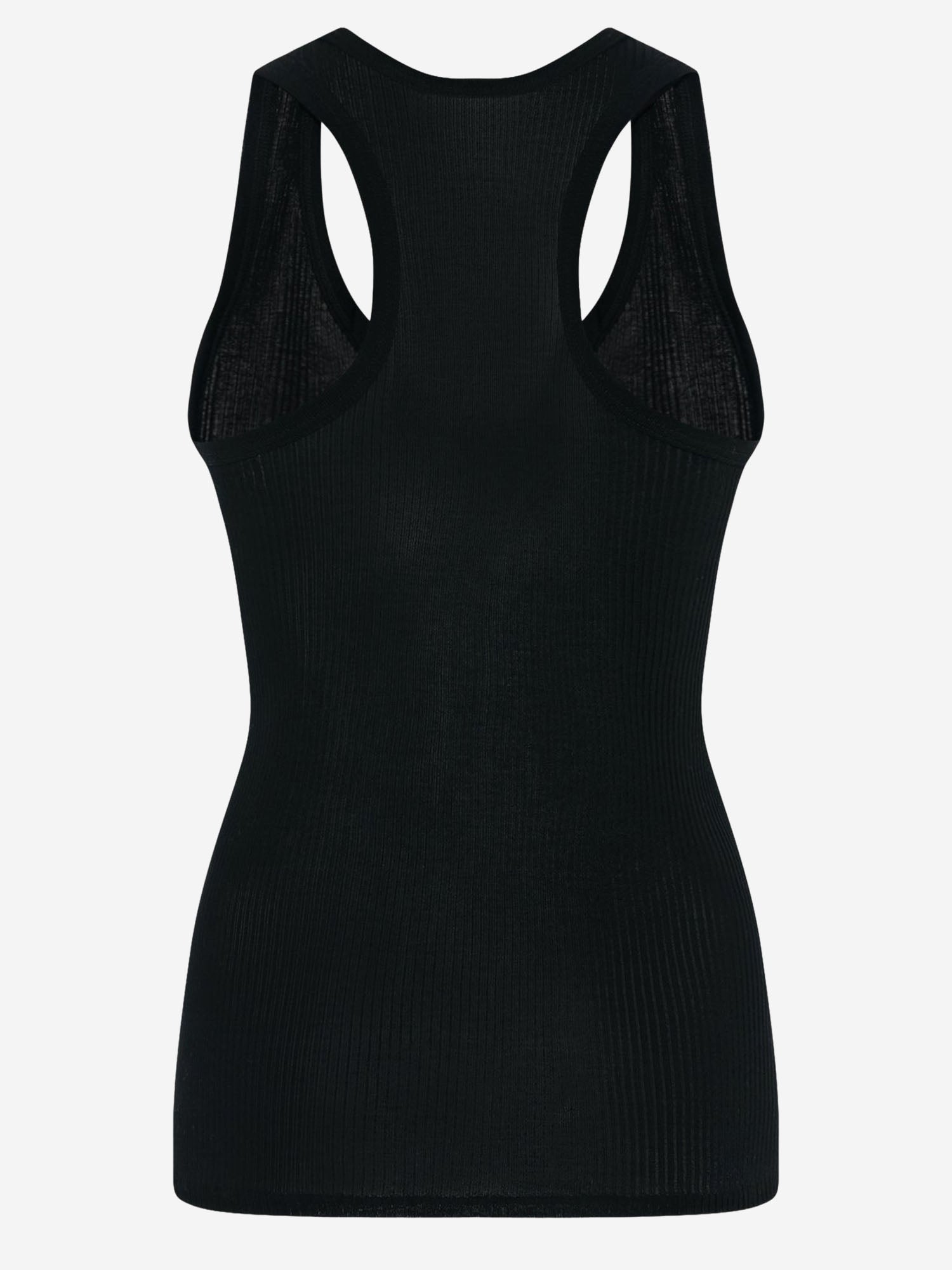 CANOTTA CENDREA IN COTONE 10977K776 BLK THE ROW 