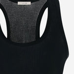 CANOTTA CENDREA IN COTONE 10977K776 BLK THE ROW 
