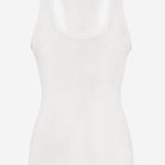CANOTTA CENDREA IN COTONE 10977K776 WHT THE ROW 