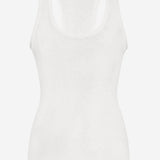 CANOTTA CENDREA IN COTONE 10977K776 WHT THE ROW 