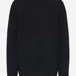 POLO A MANICHE LUNGHE OASHI IN CASHMERE 11062Y973 BLK THE ROW 