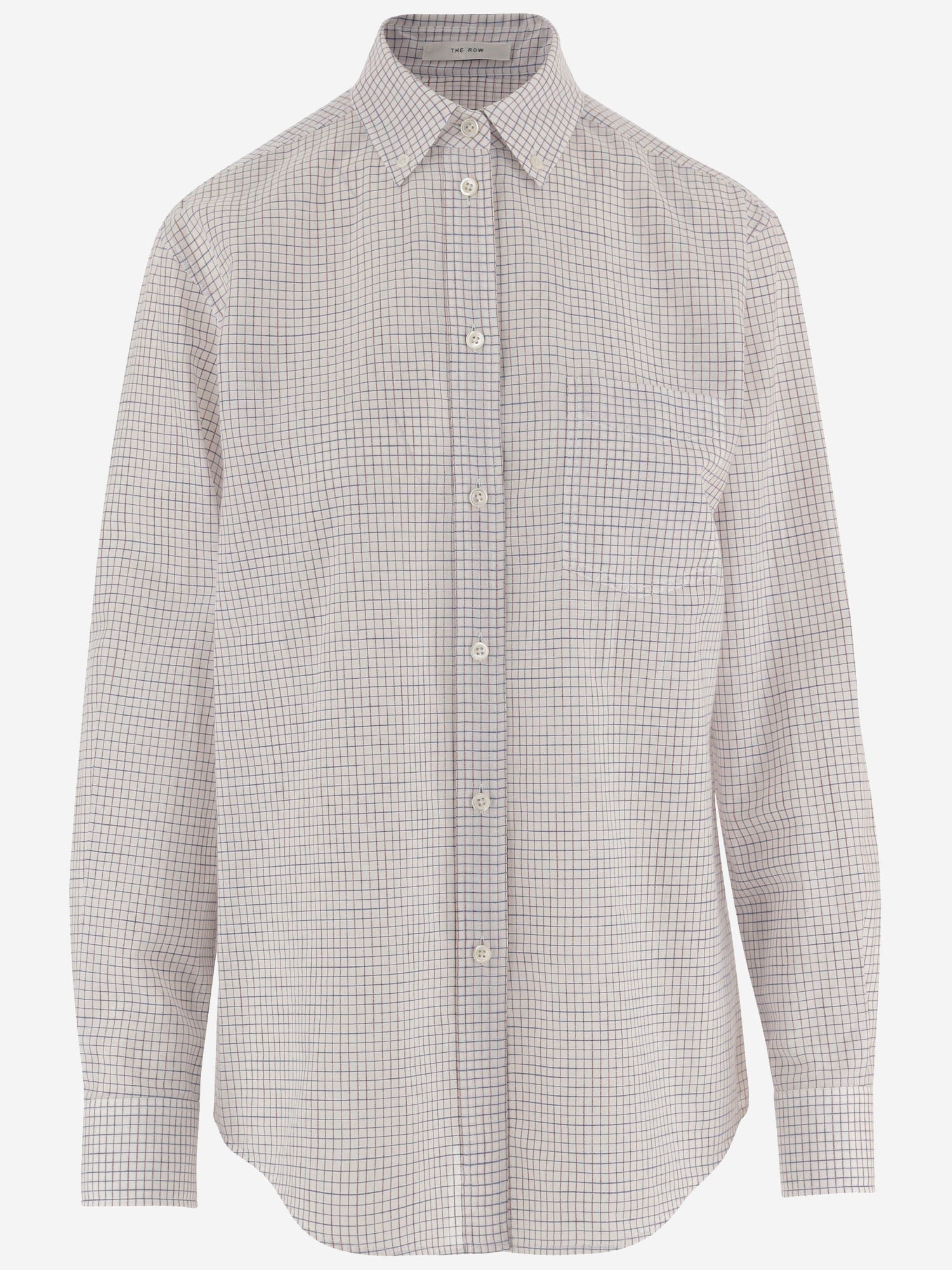 CAMICIA DALAN IN COTONE CON MOTIVO A QUADRI 11211W5073 WBR THE ROW 