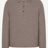 POLO A MANICHE LUNGHE BERTRAM IN CASHMERE 1434Y498 LPB THE ROW 