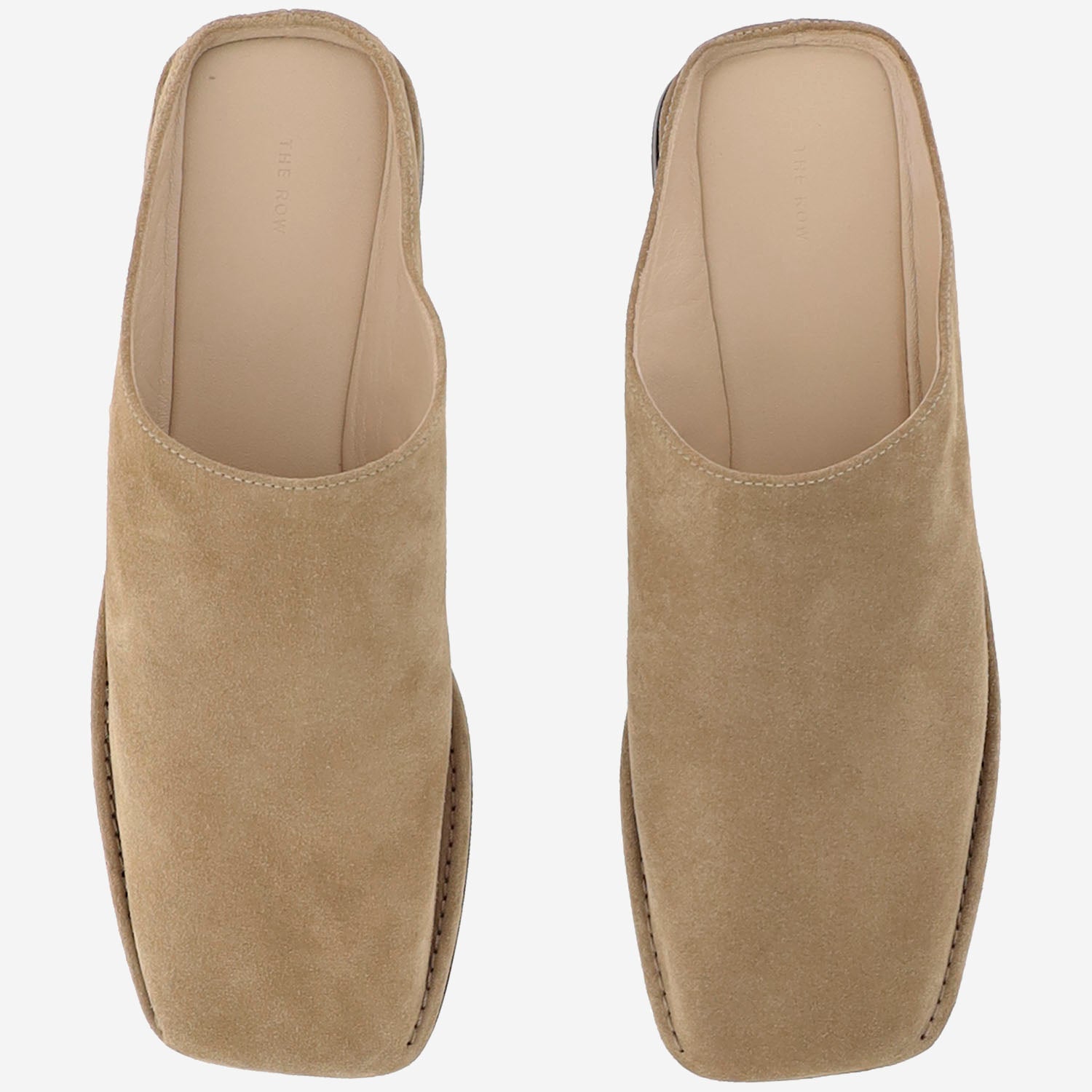 SABOT PIPER IN PELLE SCAMOSCIATA F1780L805 MDBR THE ROW 