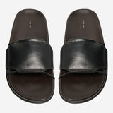 SANDALI VIVIENNE SLIDE IN PELLE F1792SN65 BLK THE ROW 