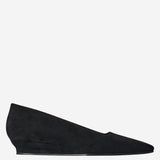 SCARPE CON TACCO JUNE IN SUEDE F1845L303 BLK THE ROW 