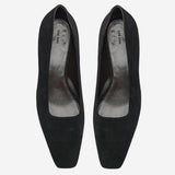 SCARPE CON TACCO JUNE IN SUEDE F1845L303 BLK THE ROW 