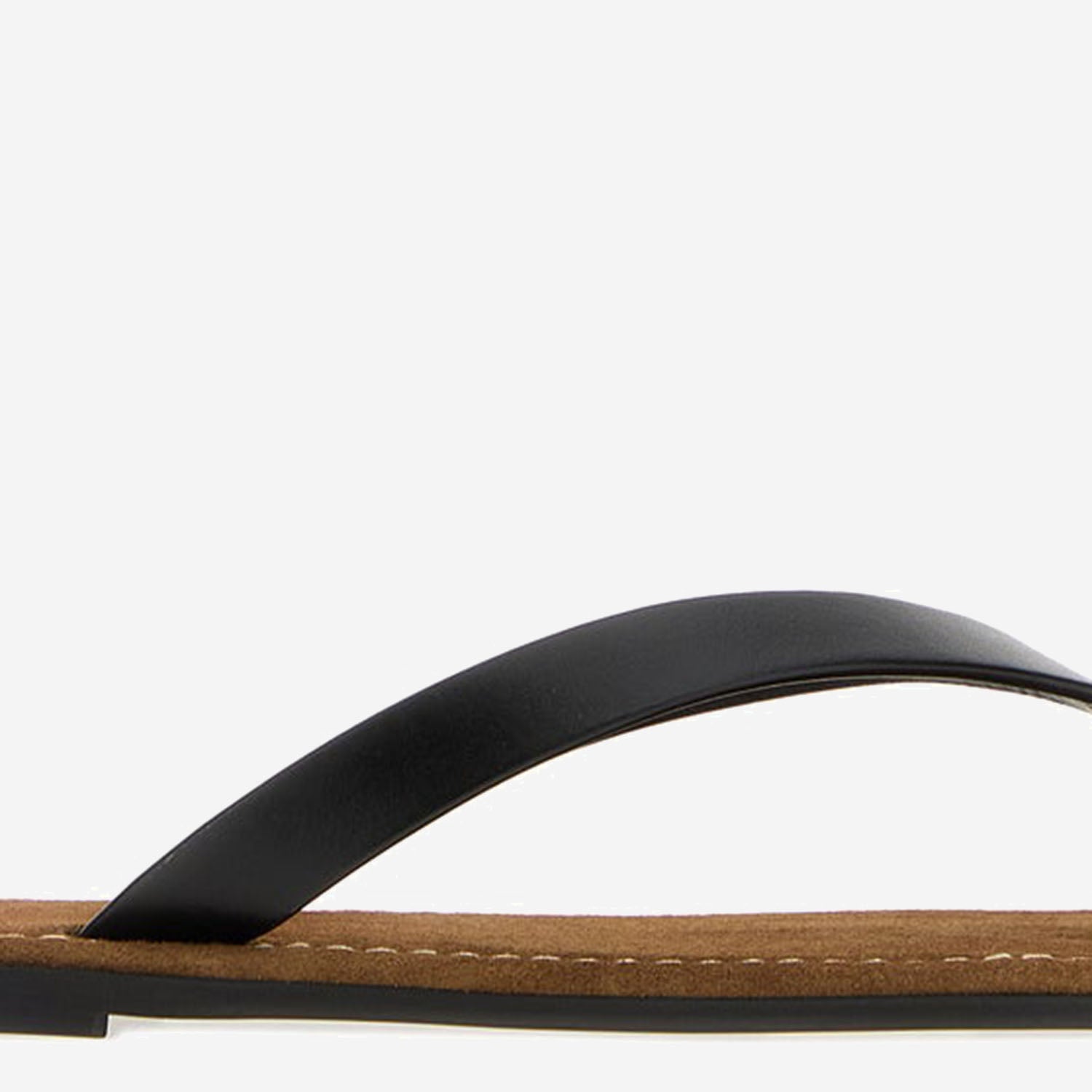 SANDALI INFRADITO IN PELLE F1874L838 BLK THE ROW 