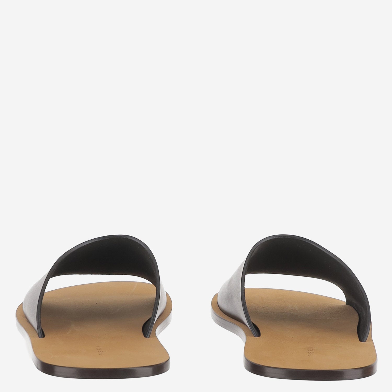 SANDALI CHARLIE IN PELLE F1897L837 BLK THE ROW 