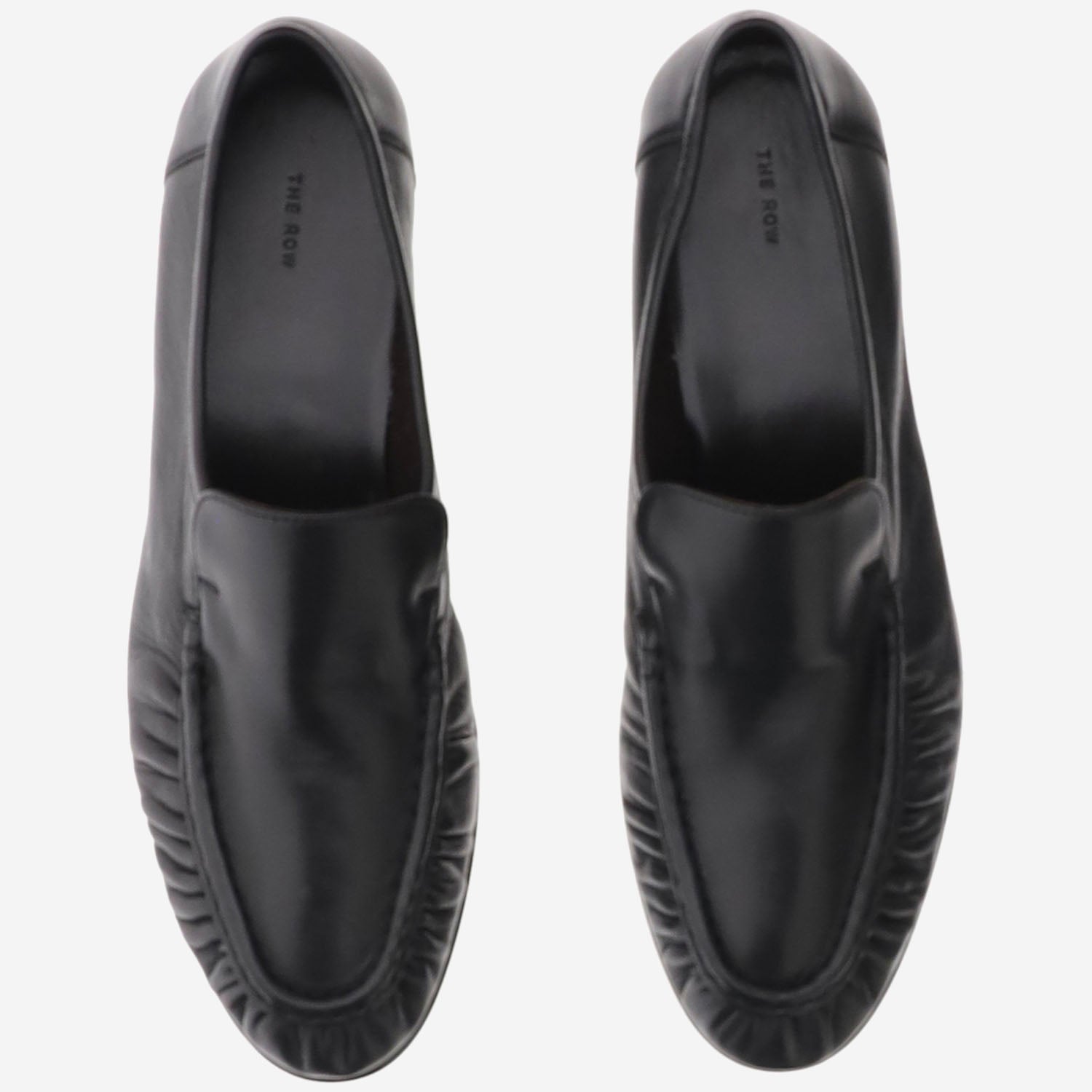 MOCASSINI IN PELLE F1923SN60 BLK THE ROW 