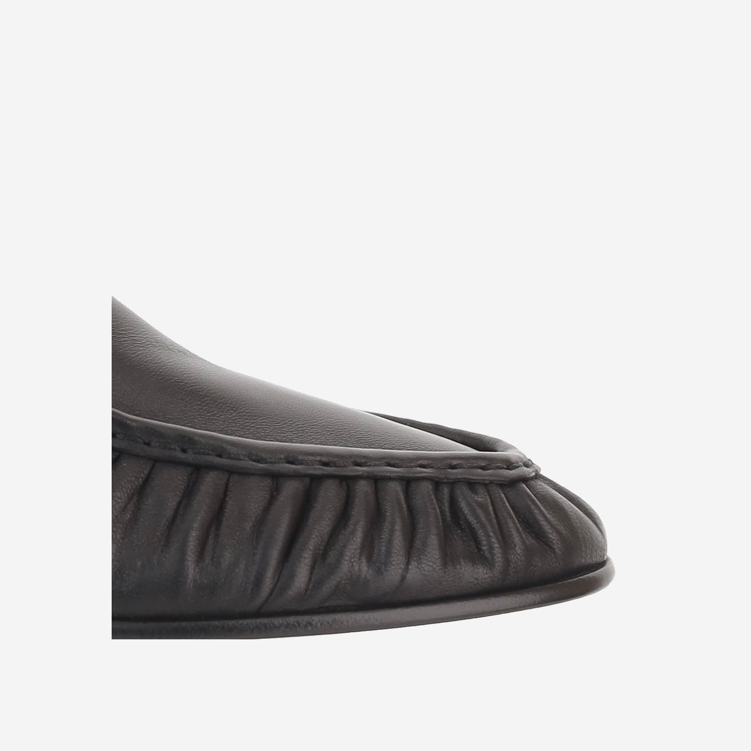MOCASSINI IN PELLE F1923SN60 BLK THE ROW 
