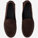 MOCASSINI IN PELLE SCAMOSCIATA<BR/> F2147L805 LQB THE ROW 