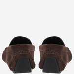 MOCASSINI IN PELLE SCAMOSCIATA<BR/> F2147L805 LQB THE ROW 