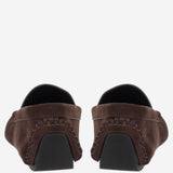 MOCASSINI IN PELLE SCAMOSCIATA<BR/> F2147L805 LQB THE ROW 