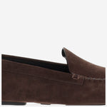 MOCASSINI IN PELLE SCAMOSCIATA<BR/> F2147L805 LQB THE ROW 
