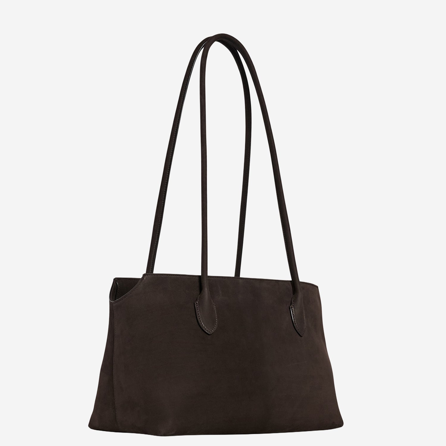 BORSA TERRASSE IN PELLE W1292L677 EBRS THE ROW 