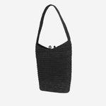 BORSA A SPALLA IN RAFIA ALMA W2173W27 BLK THE ROW 