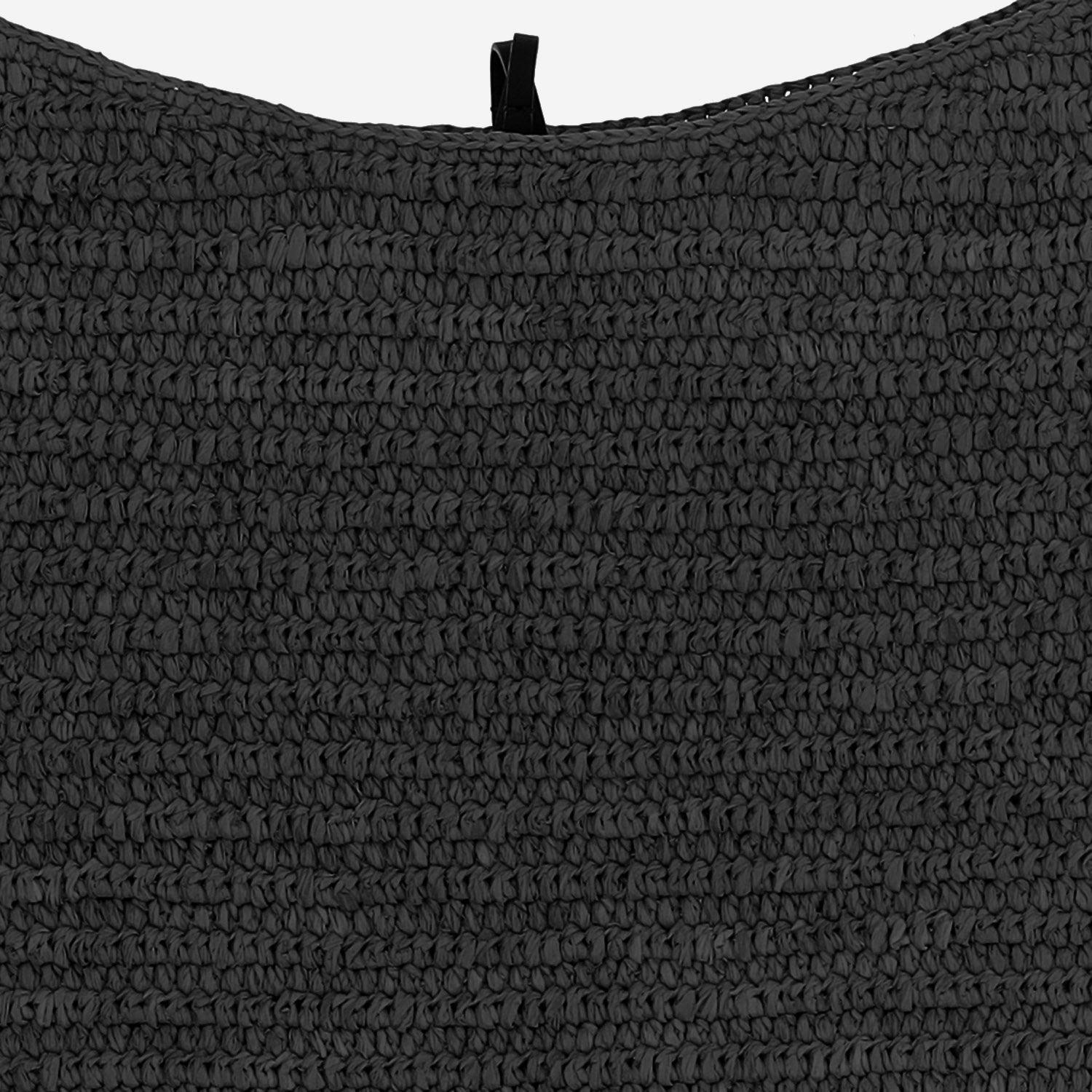 BORSA A SPALLA IN RAFIA ALMA W2173W27 BLK THE ROW 