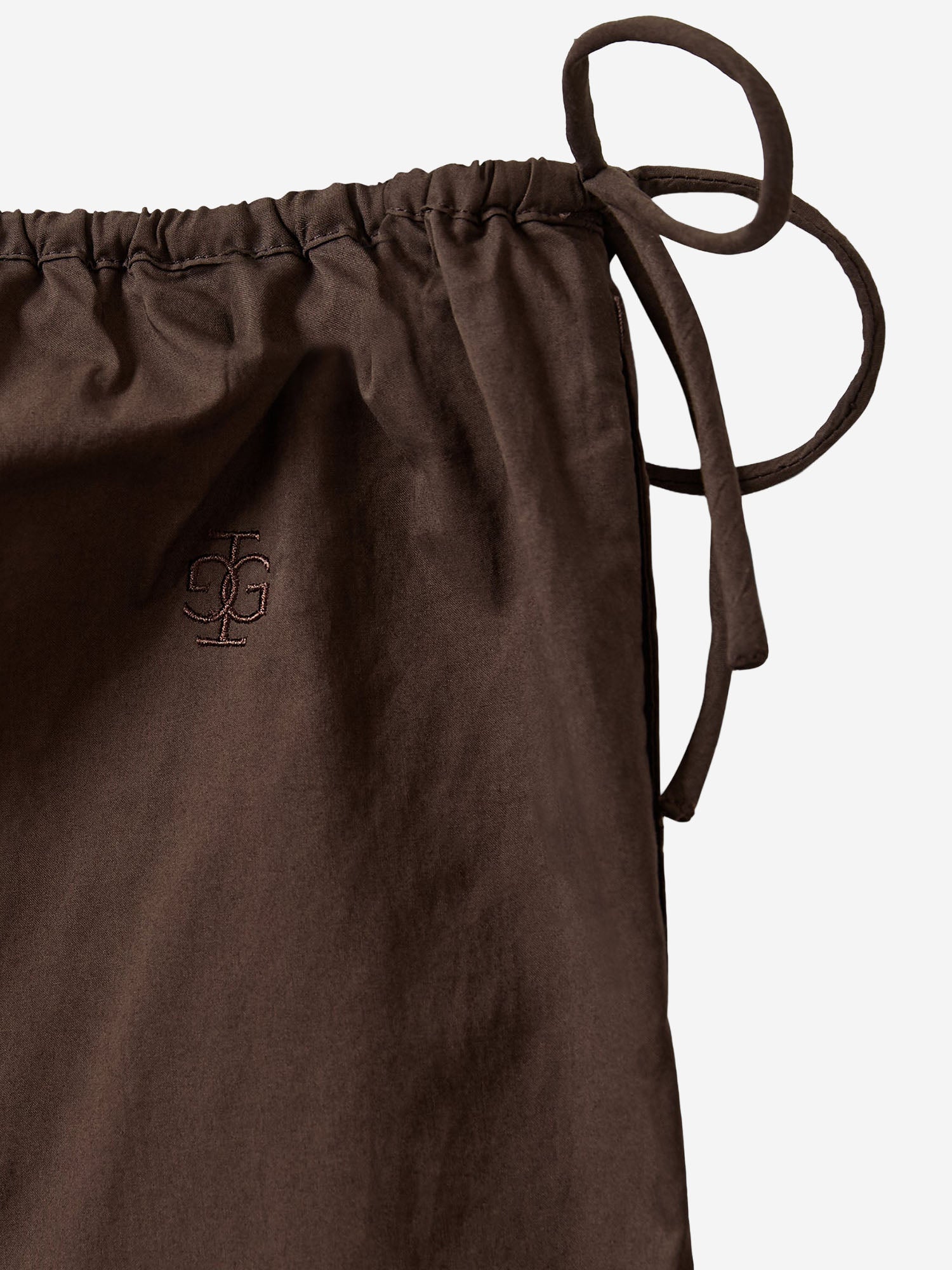 PANTALONI KIRSTEN IN COTONE CON ORLO SMERLATO 20400 512 THE.GARMENT 