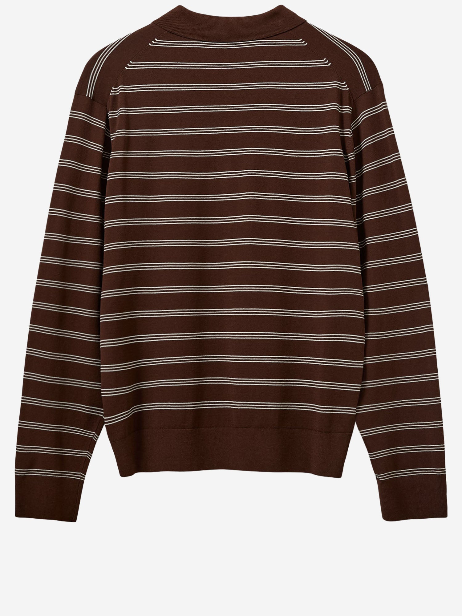 POLO A MANICHE LUNGHE IN MISTO VISCOSA 21109 986 THE.GARMENT 