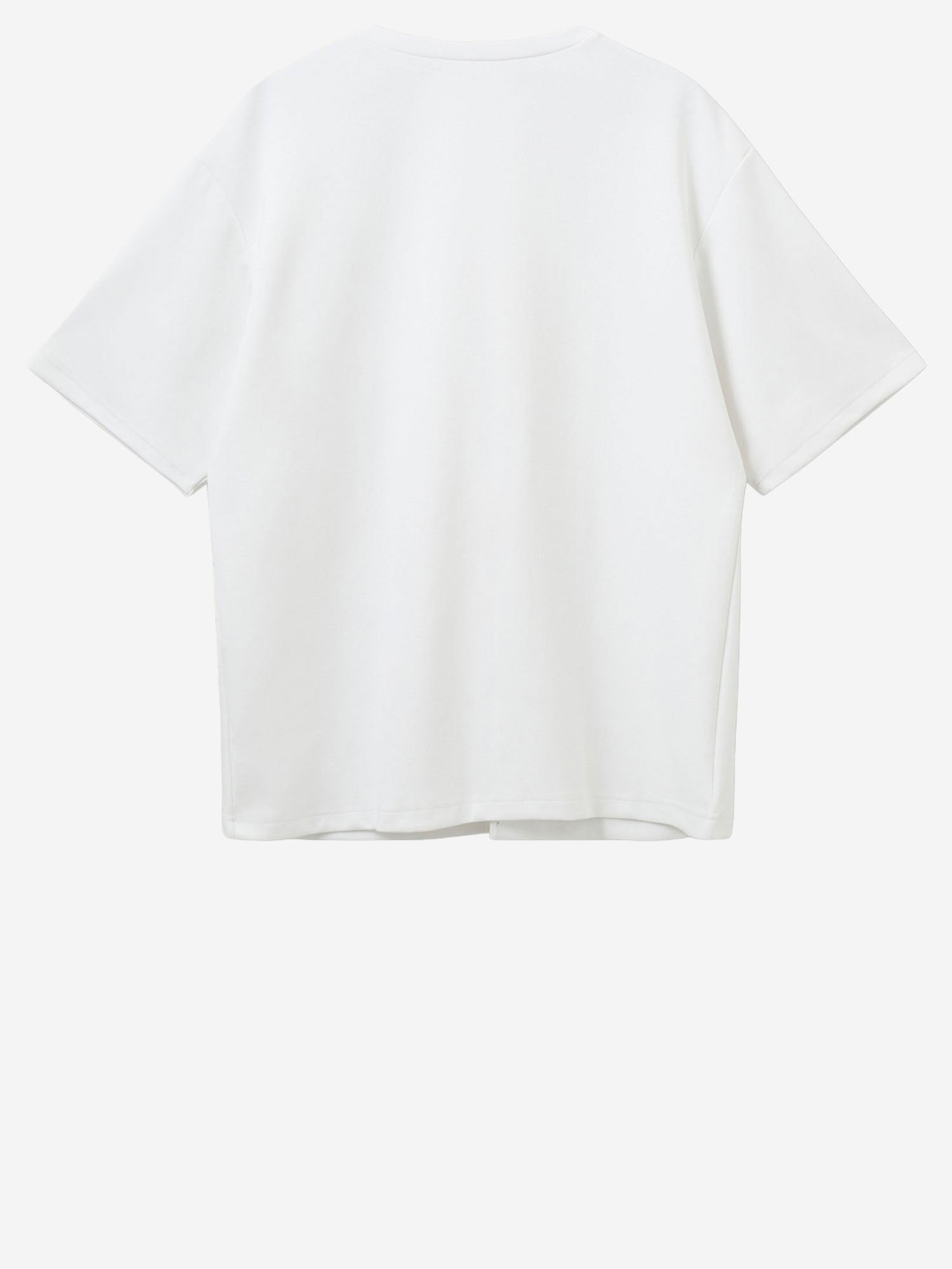 T-SHIRT TG BOW IN MISTO COTONE STRETCH 21721 000 THE.GARMENT 