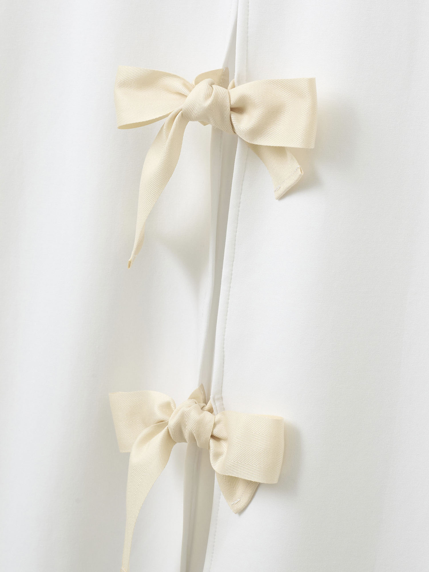 T-SHIRT TG BOW IN MISTO COTONE STRETCH 21721 000 THE.GARMENT 