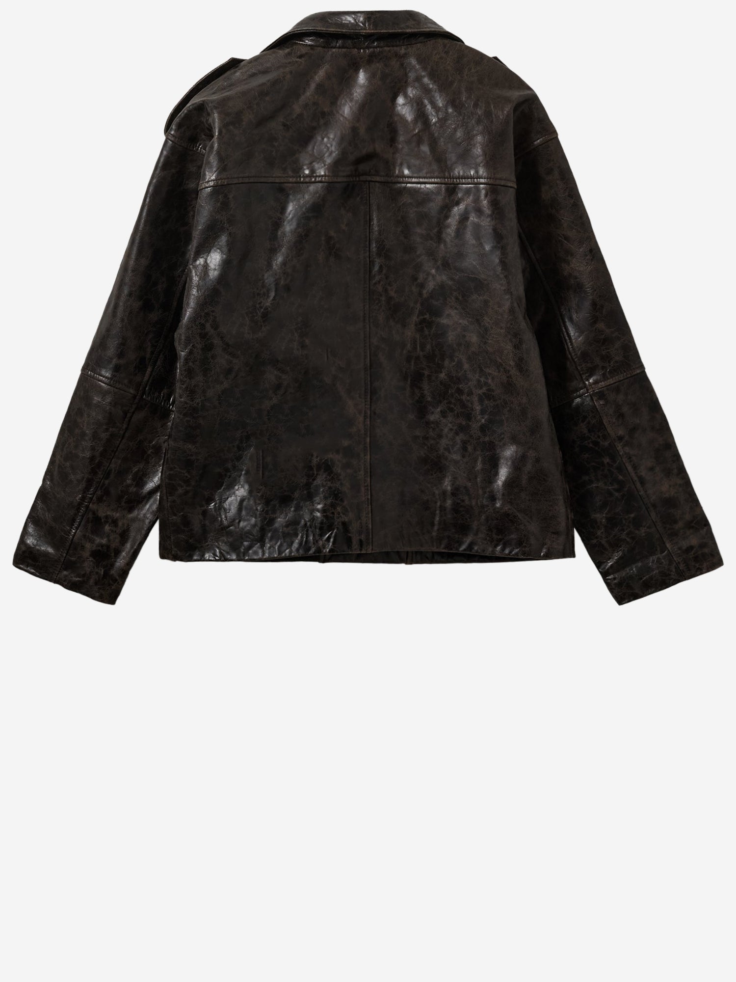 GIUBBOTTO BIKER IN PELLE DI AGNELLO 22178 961 THE.GARMENT 