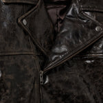 GIUBBOTTO BIKER IN PELLE DI AGNELLO 22178 961 THE.GARMENT 