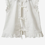 TOP IN COTONE CON INSERTI IN PIZZO 22236 000 THE.GARMENT 
