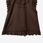 TOP IN COTONE CON INSERTI IN PIZZO 22236 512 THE.GARMENT 