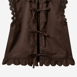 TOP IN COTONE CON INSERTI IN PIZZO 22236 512 THE.GARMENT 