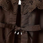 TOP IN COTONE CON INSERTI IN PIZZO 22236 512 THE.GARMENT 
