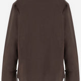 CAMICIA IN COTONE CON RICAMI FLOREALI 22237 512 THE.GARMENT 