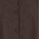 CAMICIA IN COTONE CON RICAMI FLOREALI 22237 512 THE.GARMENT 